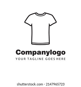 simple black tshirt icon logo
