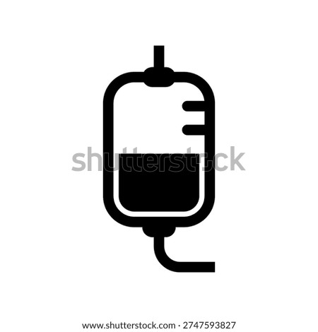 Simple black vector icon with a theme dropper