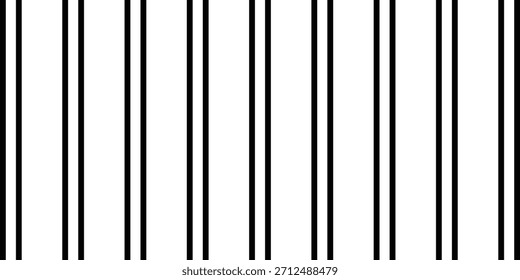 einfaches schwarzes vertikales Doppellinienmuster für Bannerposterhintergrund.