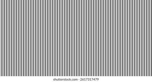 simple black vertical thin line pattern art.