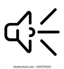 
Simple black voice icon - Vector