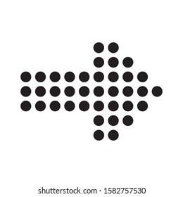 Simple black waypoint, arrow, next isolated on white background, can be used for many purposes EPS Vector