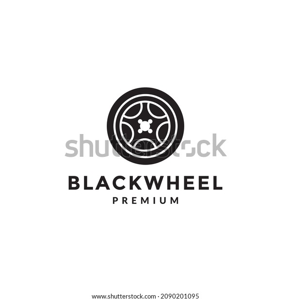 simple black wheel car logo symbol icon
vector graphic design illustration idea
creative