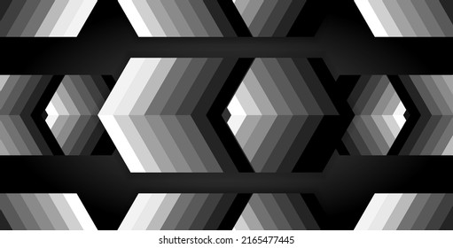 diseño geométrico abstracto simple en blanco y negro