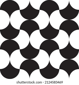 simple black and white abstract pattern