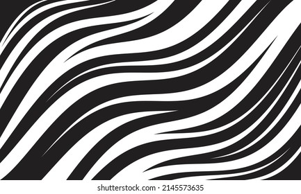 Sencillo fondo blanco y negro con un patrón de piel de cebra