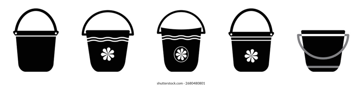 Cubos simples en blanco y negro con diferentes Diseños.