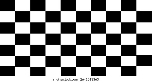 Simple black and white checkered abtract background