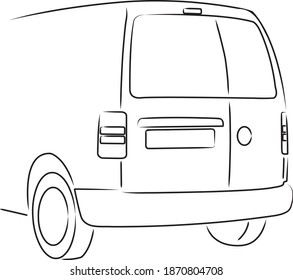 5,365 Van line drawing Images, Stock Photos & Vectors | Shutterstock