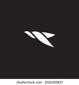 simple black and white eagle company logo