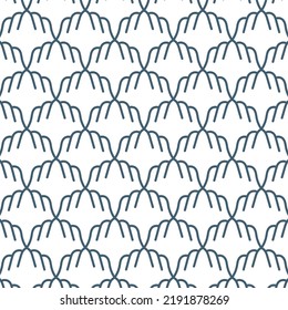 simple black and white geometric linear pattern. Ornament with elements design. 