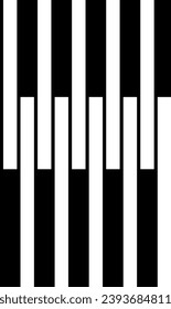 Diseño minimalista geométrico simple en blanco y negro, líneas delgadas diagonales.