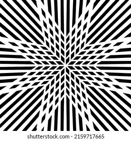 Simple black and white geometric vector pattern. Grunge textured background. Eps 10.