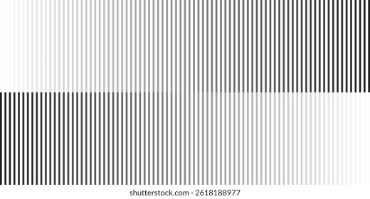 simple black, white gradient opposite line pattern.