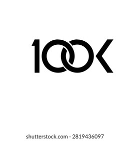 Simple black and white graphic icon representing a 100X multiplier or significant growth, ideal for business, finance, and technology concepts.