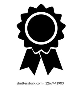 Simple Black and White Icon, Certified