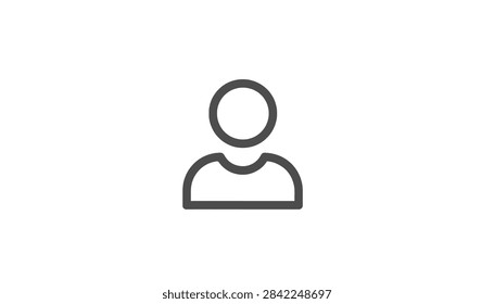 Simple black and white icon depicting a person sitting in a chair with arms resting on knees