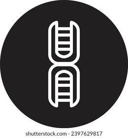 Ein einfaches, schwarz-weißes Icon-Design.
