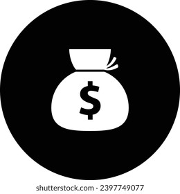 A simple black and white icon design.