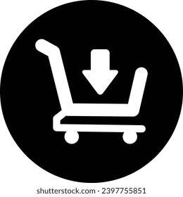 Un diseño sencillo de iconos en blanco y negro.