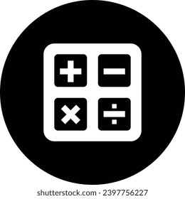 A simple black and white icon design.