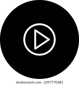 A simple black and white icon design.