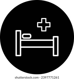 A simple black and white icon design.