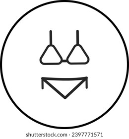 A simple black and white icon design.