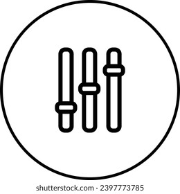 A simple black and white icon design.