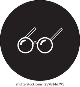 A simple black and white icon design.