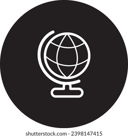 A simple black and white icon design.