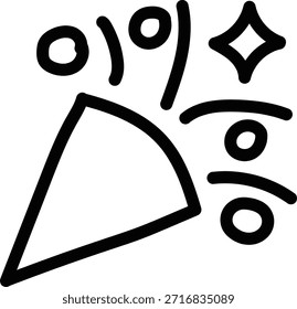 Una simple ilustración en blanco y negro de una cara sonriente con un destello y símbolos porcentuales a su alrededor sobre un fondo blanco
