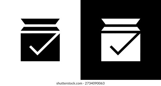 Simple black and white illustration of two identical jar icons