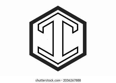 einfaches schwarz-weißes Buchstaben A und C-Logo