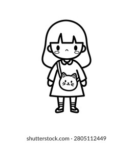 A simple black 