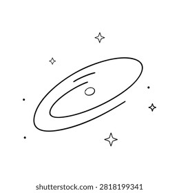 A simple black 