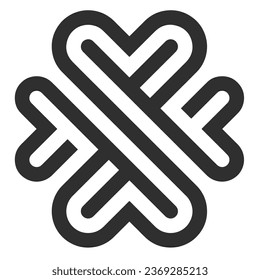 Diseño simple de líneas en blanco y negro