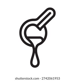 Simple black and white line drawing of a maraca musical instrument