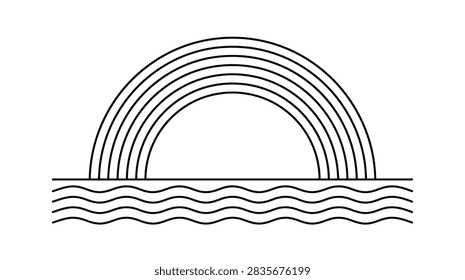 A simple black 