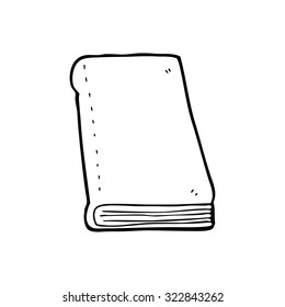simple black and white line drawing cartoon  book