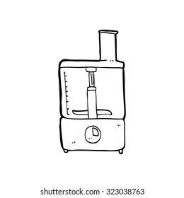 mezclador de dibujos de línea simple en blanco y negro