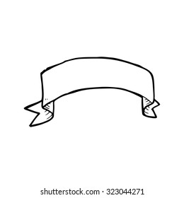 pancarta de dibujo de línea simple en blanco y negro con tatuaje de dibujos