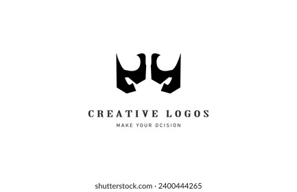 simple black and white logo