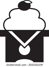 A simple black and white mirror that can be used for New Year's cards and New Year's cards