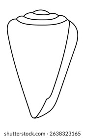 Simple black and white outline of a wrapped burrito.
