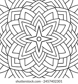 A simple black and white pattern design 