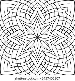 A simple black and white pattern design 