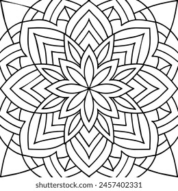 A simple black and white pattern design 