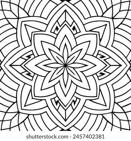 Ein einfaches Schwarz-Weiß-Muster-Design 