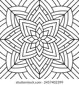 A simple black and white pattern design 